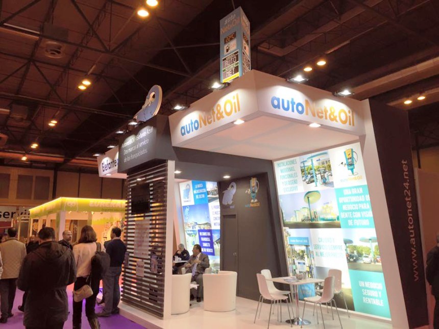 Nueva imagen del Stand de Autonet & Oil y Elefante Azul en Expofranquicia 2016. Elefante Azul Avilés.